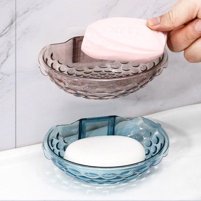 Creative Toilet Punch-Free Draining Storage Soap Box Holder Home Bathroom Multi-Functional Wall-Mounted Soap Holder