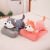 Cartoon Airable Cover Plush Toy Pillow 2-in-1 Husky Doll Travel Nap Blanket Custom Logo
