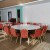 Xi'an Hotel Banquet Hall Dining Table and Chair Conference Center Metal Folding Chairs Foreign Trade Wedding Steel Chair