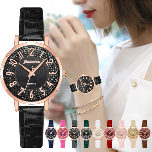 creative ins style mori style trendy women‘s watch wholesale digital scale rhinestone dial quartz women‘s watch