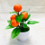 Artificial Bouquet Emulational Flower and Grass Single Plastic Flower Green Plant Flower Arrangement Decoration Decorati