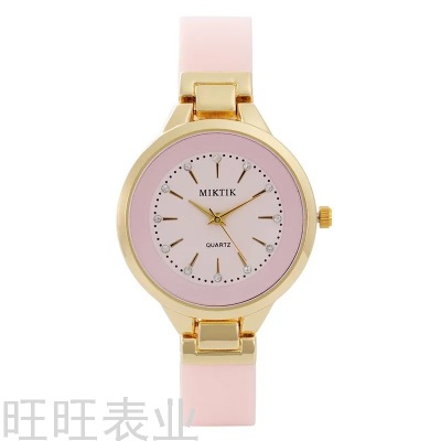 New Hot Sale Women's Luxury Glasses Plastic Watch Waterproof Quartz Watch Women's Fashion Steel Bangle Watch in Stock