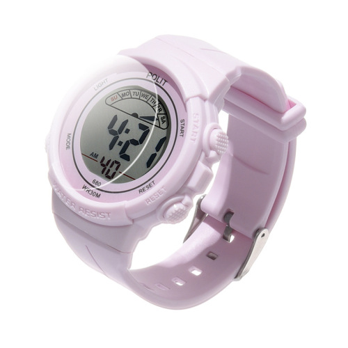 Cross-Border Spot Luminous Children‘s Waterproof Cartoon Digital Multifunctional Electronic Watch Student Electronic Watch Sports Gift Watch