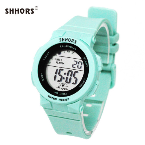 shhors monkey student watch electronic watch lcd display thin section