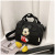 2021 New Children's Bags Cute Girl Mickey Mouse Pattern Bowling Bag Fashion Portable Shoulder Messenger Bag