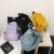 2021 New Smiley Face Schoolbag Wholesale Trendy Korean Style Junior and Middle School Students Simple Canvas Backpack Men and Women's Pendants Backpack