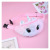 Unicorn Cartoon Plush Shoulder Bag Little Girl Cute Big Eyes Waist Bag Kindergarten Kid's Messenger Bag Chest Bag