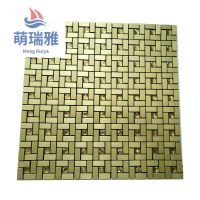 Self-Adhesive Aluminum Plate Mosaic Self-Adhesive Tile Wall Sticker Self-Adhesive TV Background Wall Wholesale Self-Adhesive Mosaic