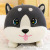 Cute Husky Plush Toy Doll Bed Clip Legs Long Sleeping Pillow Husky Doll Gift for Women Wholesale