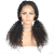 13*4 Lace Wig Half Lace Human Hair Wig Head Wrap Kinky Curly Lace Wig in Stock