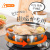 Non-Magnetic Stainless Steel Basin Cuisine Basin Three-Piece Double Bottom Seasoning Basin Available Induction Cooker Salad Bowl Pot Dual-Use