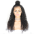 13*4 Lace Wig Half Lace Human Hair Wig Head Wrap Kinky Curly Lace Wig in Stock