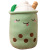 Cross-Border New Big Breast Milk Tea Pillow Strawberry Milky Tea Cup Plush Toys Can Be Used as Opening Gifts with Logo