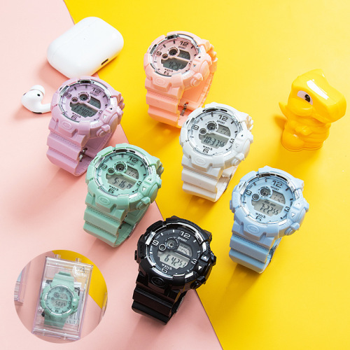factory direct sales new 006 multi-color fresh girl heart fashion sweet student electronic watch