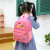 Children's Backpack 2021 New Cloth Backpack Korean Ins Fashion Kindergarten Girls Printed Cartoon Small Bookbag