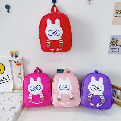 Children's Backpack 2021 New Cloth Backpack Korean Ins Fashion Creative Kindergarten Girl Cartoon Small Bookbag