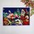 Christmas New Year Celebration Santa Claus Elk Floor Mat Bedroom Bathroom Home Absorbent Non-Slip Floor Mat