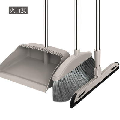 Factory-Produced Broom Dustpan Set Combination Single Household Soft Fur Broom Broom Cleaning Mop Broom Dustpan