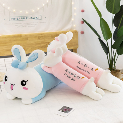 Cute Lying Rabbit Plush Toy Long Soft Bunny Pillow Couple Rabbit Girl Children Doll Doll