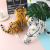 Stall Supply Simulation Yellow White Tiger Plush Toy Doll Children Doll Prize Claw Doll Gift Wholesale