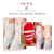 Socks Women's Coral Fleece Sleep Autumn and Winter Home Fleece Lined Padded Warm Keeping Maternity Socks Postpartum Mid-Calf Room Socks