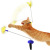Pet Supplies Cat Self-Hi Collar Neck Spring Cat Teaser Foot Tap Cat Teaser Toy Amazon Hot
