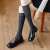 Calf Socks Women's Autumn Skinny Black JK Long Socks Overknee Long Boot Long Socks Women's Autumn Half Tube Socks