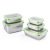 304 Stainless Steel Crisper Rectangular Sealed Lunch Box Refrigerator Refrigerated Storage Box Bento Lunch Box