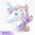Large Unicorn Balloon Unicorn Unicorn Horse Purple Pink Colorful Polly Horse Head Aluminum Foil Aluminum Film Balloon