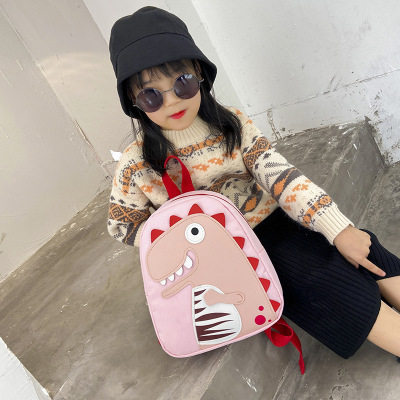 Wholesale New Kindergarten Backpack Cartoon Cute Dinosaur Backpack Burden Relief Spine Protection Boys 'And Girls' Backpacks