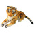 Stall Supply Simulation Yellow White Tiger Plush Toy Doll Children Doll Prize Claw Doll Gift Wholesale