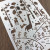 [Thickening] A4 Animal Forest Spray Template Hand Copy Painting Graffiti Ruler DIY Journal Book Greeting Card Making