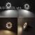 LED Multi-Lamp Beads Underground Lamp Outdoor Courtyard Lawn Led Stainless Steel 8 Beads Villa Home Decorative Lights
