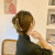 Korean Hairpin Pearl on the Back of the Head Grip Head Clip Simple Elegant Head Clip Shower Updo Large Horsetail Clip