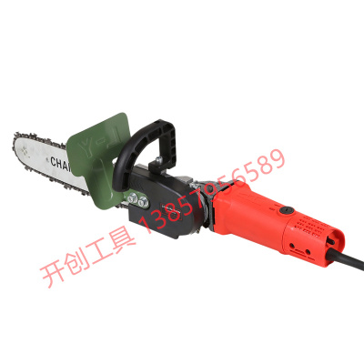 High Power Electric Chain Saw Wood Cutting Saw Installation-Free Angle Grinder Conversion Saw Head High Quality Type A