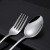 Stainless Steel Portable Tableware Three-Piece Outdoor Promotional Gift Tableware Set Student Spoon Chopsticks Fork Set