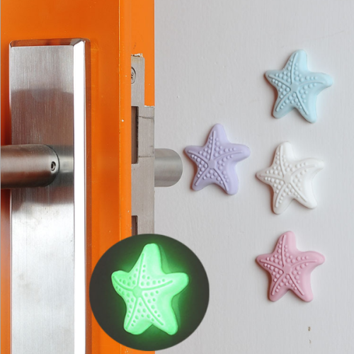 behind the door silence pad starfish shape with luminous collision pad