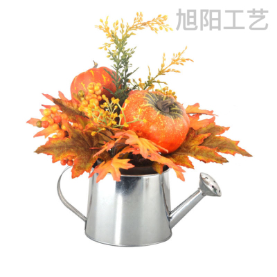 Factory Direct Sales Custom Original Iron Lazy Gardening Home Decoration Artificial Flower Succulent Bonsai Shower Flower Bucket