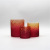 Gradient Glass Candlestick Color Candle Cup Frosted Candle Cup DIY