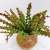 Artificial Green Plant Artificial 7 Fork Wave Grass Retro Vase Decoration Home Ornamental Flower