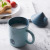 Creative Small House Mug Children Cute Cartoon Anti-Fall Plastic Drinking Cup Thickened with Lid Milk Cup