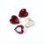 Dongzhou Crystal Heart-Shaped Pointed Bottom Silver Plated Glass Drill DIY Manicure Jewelry Jewelry Accessories