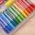 Smart Bird 24-Color Plastic Box Portable High Quality Crayon Children's Oil Pastel Crayon Student Drawing Pen