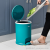 S29-327 Simple Trash Can Pedal Trash Can Portable Trash Can Living Room and Kitchen Portable Trash Can