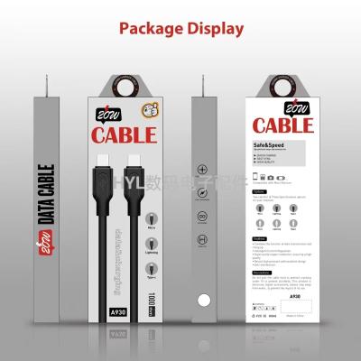 5A Fast Charging Cable PD Line Typec to C Interface Typec to IP Port Typec to V8 Interface