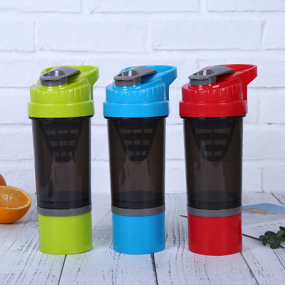 Creative Plastic Cup Shake Cup with Lid Pp Shake Cup Shake Cup Multi-Functional New Sports Kettle Customizable Logo