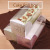 Cake Roll 27cm Transparent Rectangular Long Drawer Packaging Baking Pastry Swiss Roll to-Go Box