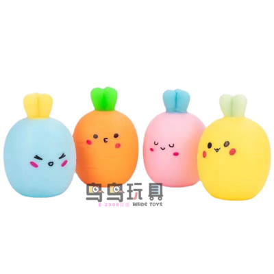 Squeezing Toy Decompression Artifact Children's Cute Radish Flour Decompression Trick Creative Squeeze Toys Creative New Exotic