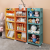 W16-2447 Color Multi-Layer Storage Rack Plastic Toy Finishing Storage Rack Living Room Study Book Storage Shelf