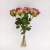 7-Head Coffee Rose Artificial Flower Fake Flower Artificial Flowers Home Dining Table Wedding Decoration Flower